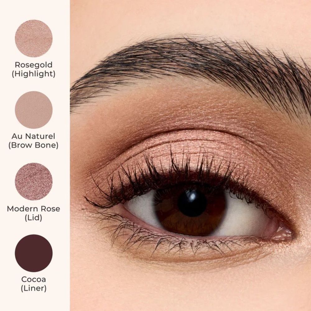 Laura Mercier Modern Rose RoseGlow Caviar Stick Eye Shadow- dusty rosy pink - Picture 8 of 10